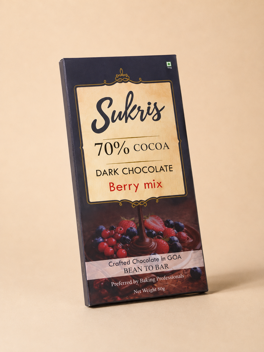70% Berry Mix Dark Chocolate